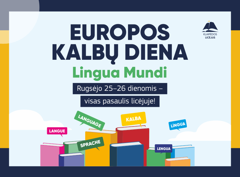 Europos Kalb Diena Klaip dos Lic juje Klaip dos Lic jus